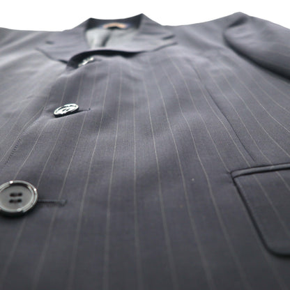 Brooks Brothers 3B セットアップ スーツ M ネイビー ウール ストライプ