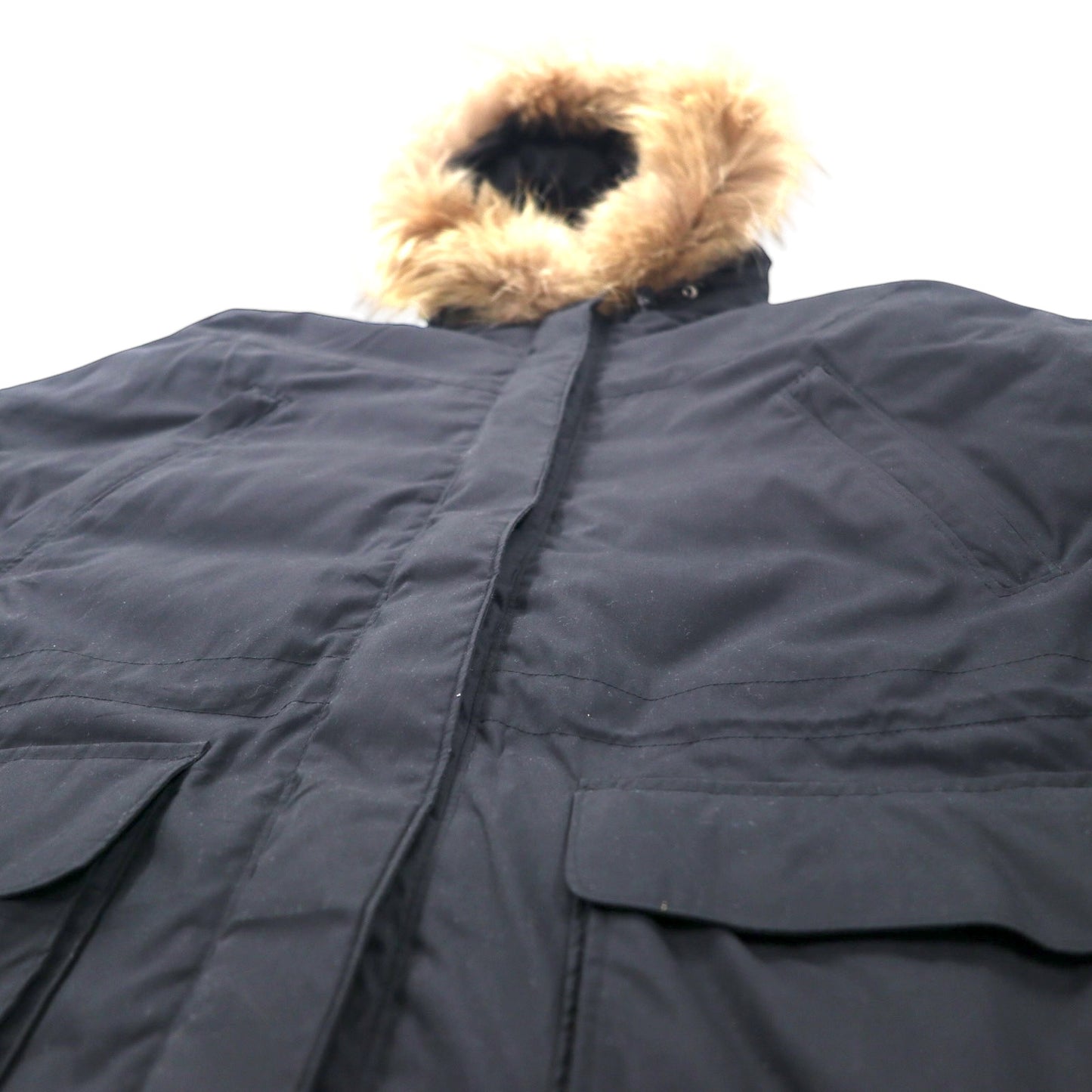 WOOLRICH アークティックパーカー ダウンコート XL ブラック ポリエステル ファー着脱式 ARCTIC PARKA 17184