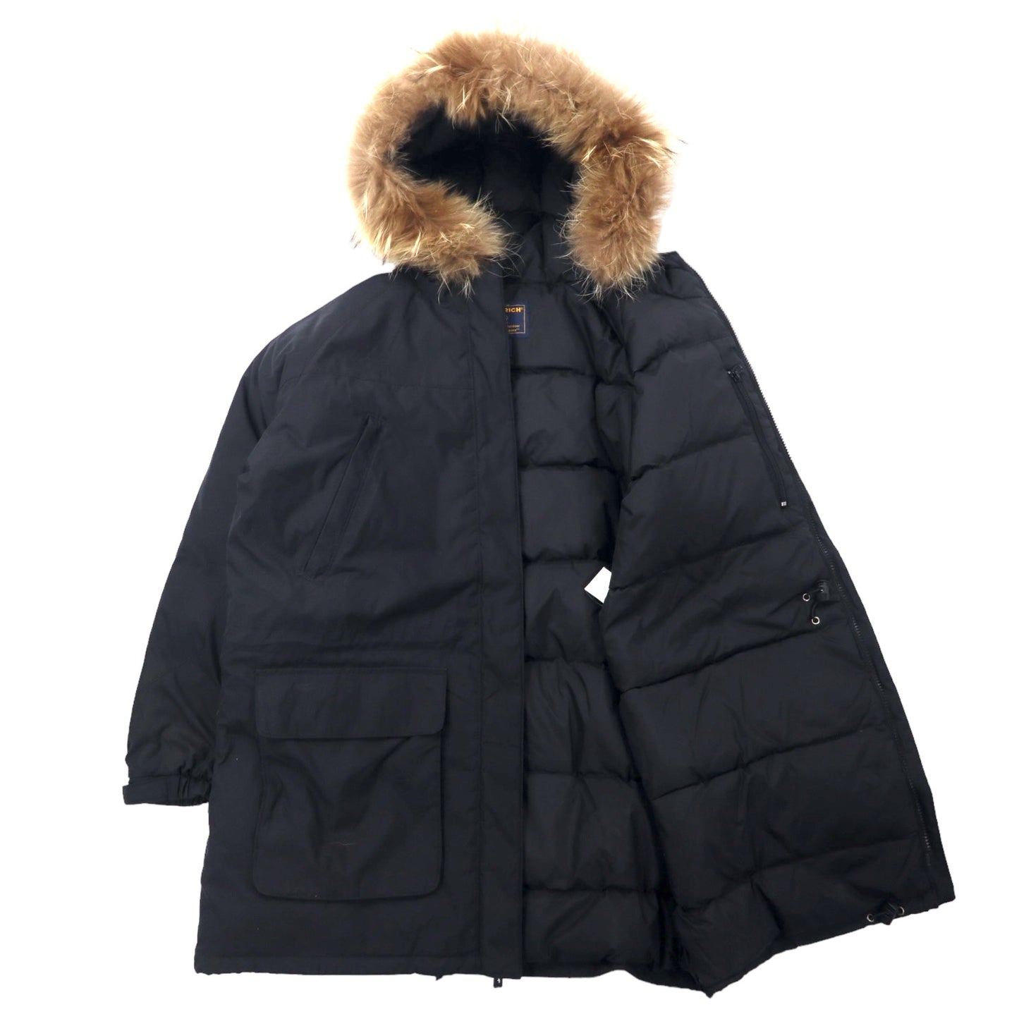 WOOLRICH アークティックパーカー ダウンコート XL ブラック ポリエステル ファー着脱式 ARCTIC PARKA 17184