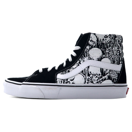 VANS スケートハイ Sk8-Hi スニーカー 27cm ブラック スエード レザー LIFE STYLE No.7 FORGOTTEN BONES VN0A4BV6V8V 未使用品