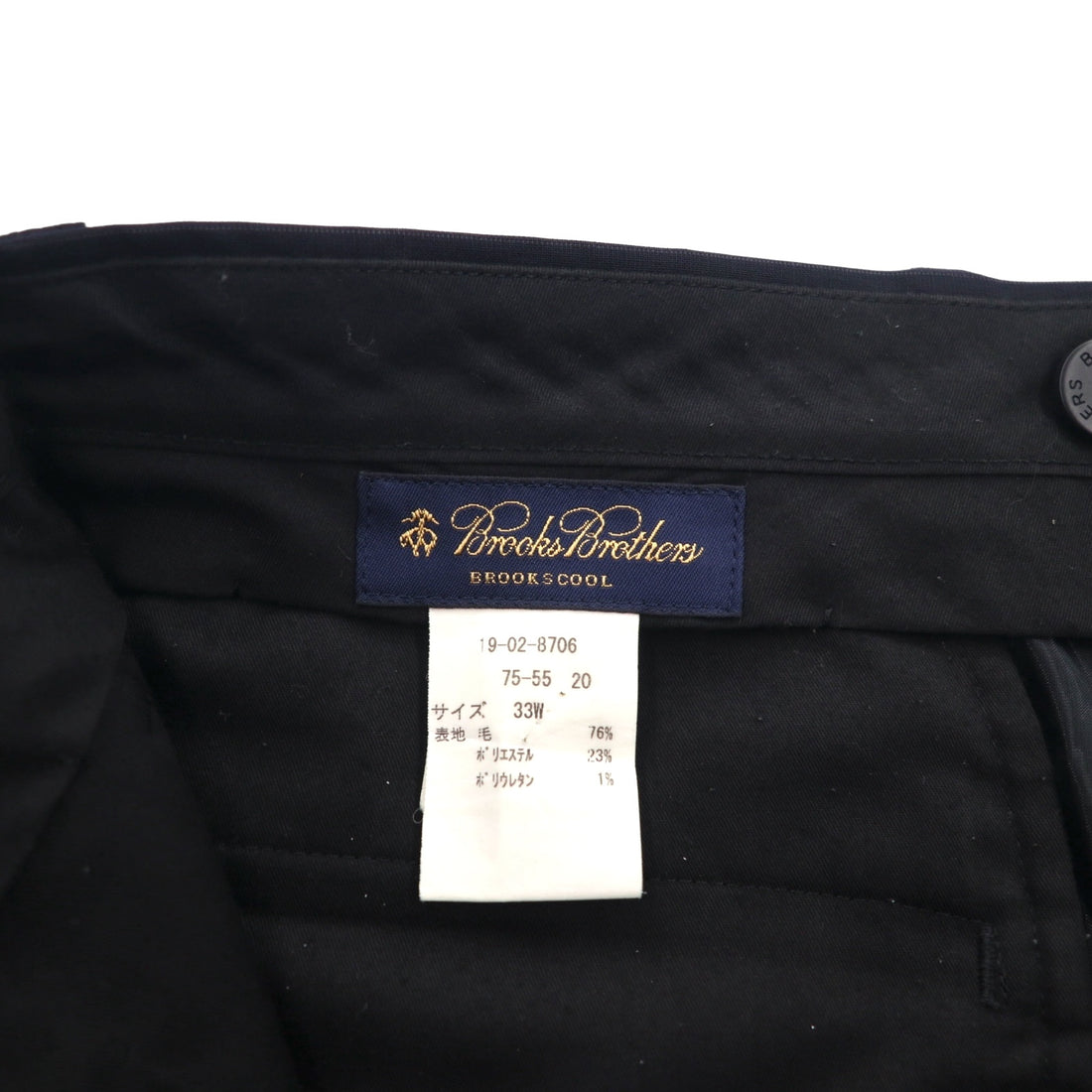 Brooks Brothers 3B Suit, Navy Wool Stripe, Size M