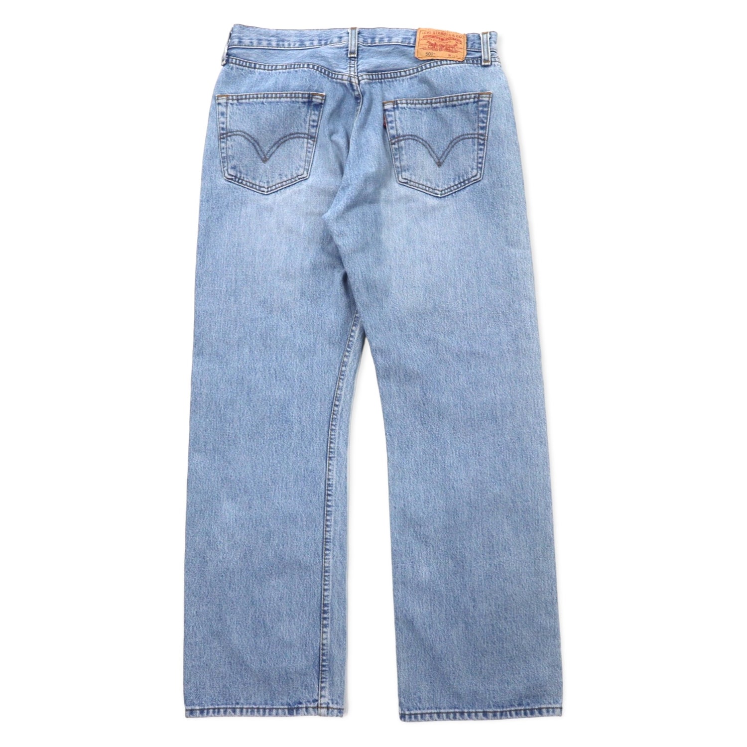 Levi's Euro Levi's 501 Denim Pants 34 Blue Ice Wash Cotton Button Fly  501-0113