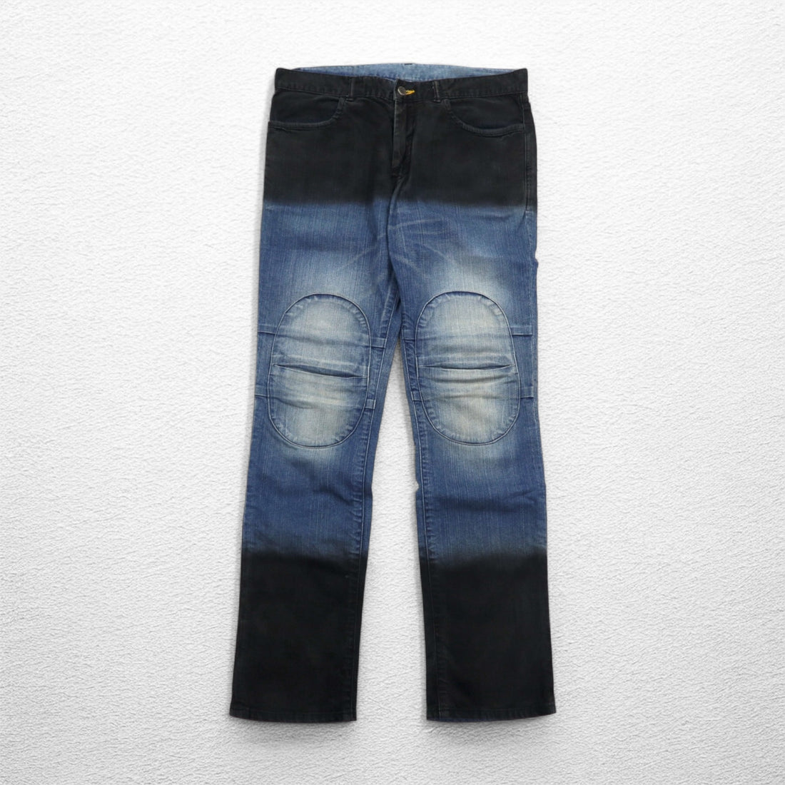 Alexander Lee Chang TUCK YOU 2TONE スキニー デニムパンツ L インディゴ ブルー ブラック AC-041404-1