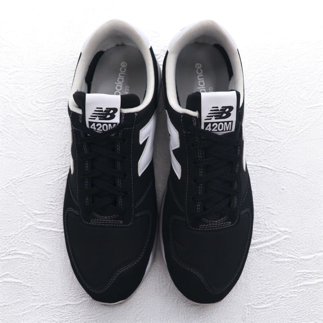 new balance 420M スエード スニーカー 27cm ブラック EVA ナイロン UL420MAB