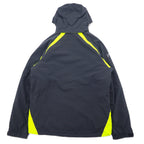 Columbia Omni-Tech Mountain Parka, Medium, Black, Nylon, Waterproof, Windproof, TITANIUM, Drawcord, Retractable Hood, EM4504