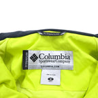 Columbia Omni-Tech Mountain Parka, Medium, Black, Nylon, Waterproof, Windproof, TITANIUM, Drawcord, Retractable Hood, EM4504