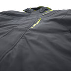 Columbia Omni-Tech Mountain Parka, Medium, Black, Nylon, Waterproof, Windproof, TITANIUM, Drawcord, Retractable Hood, EM4504