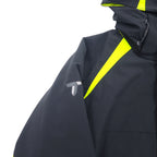 Columbia Omni-Tech Mountain Parka, Medium, Black, Nylon, Waterproof, Windproof, TITANIUM, Drawcord, Retractable Hood, EM4504