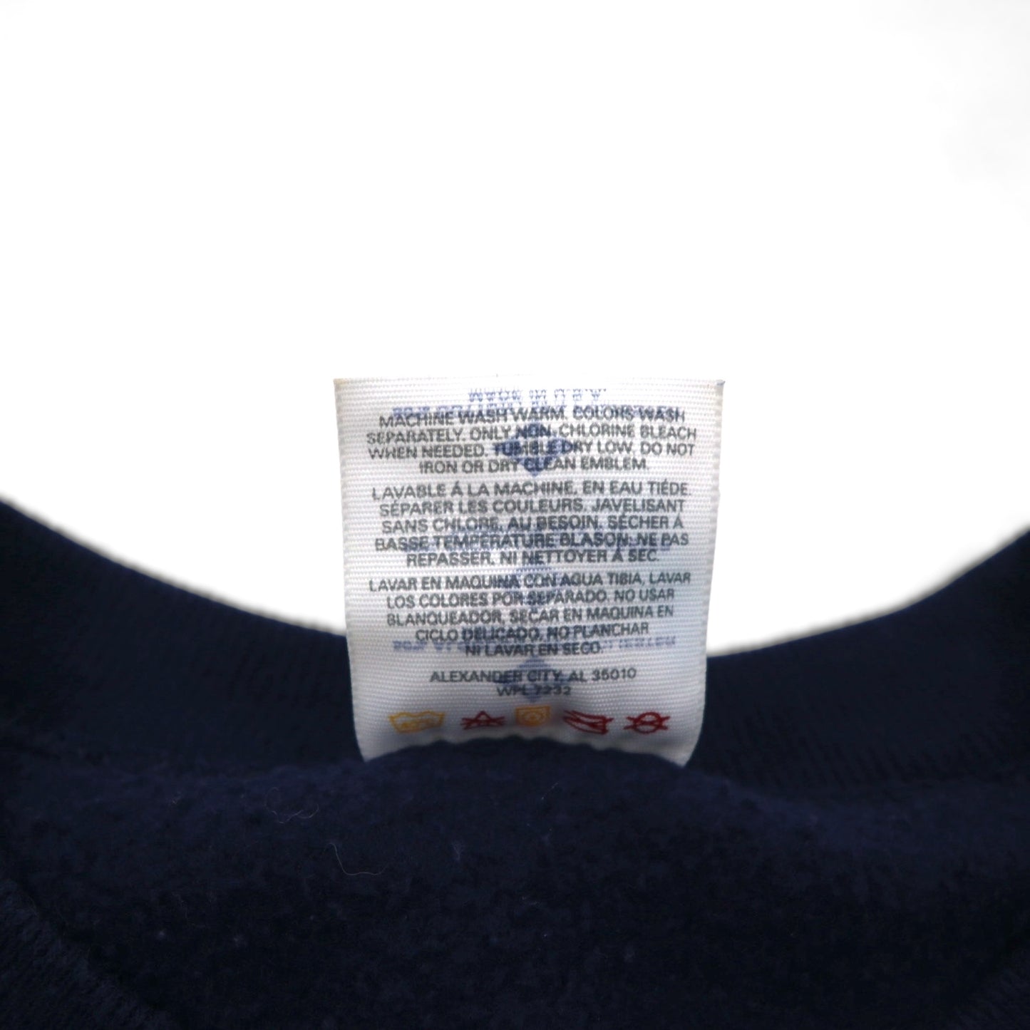 VINTAGE 90s USA-MADE JERZEES BLANK SWEAT SWEAT, XL, NAVY