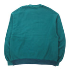 JERZEES Made in USA 90s Printed Sweatshirt L Green Cotton St. Pete Beach FLORIDA