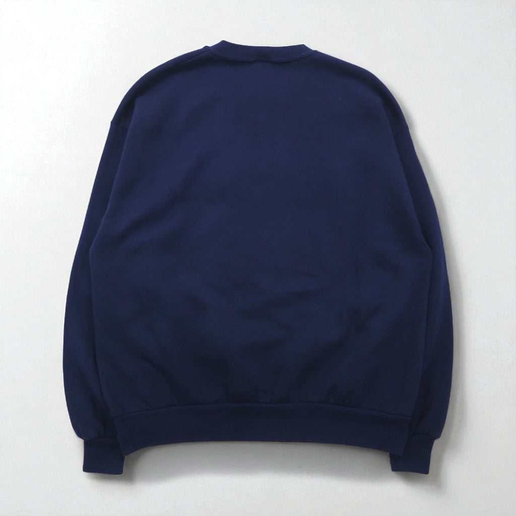 VINTAGE 90s USA-MADE JERZEES BLANK SWEAT SWEAT, XL, NAVY