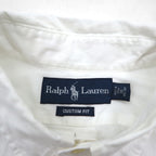 Ralph Lauren 90s Oxford Button-Down Shirt, Large, White, Custom Fit, Small Pony Embroidery