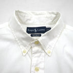 Ralph Lauren 90s Oxford Button-Down Shirt, Large, White, Custom Fit, Small Pony Embroidery