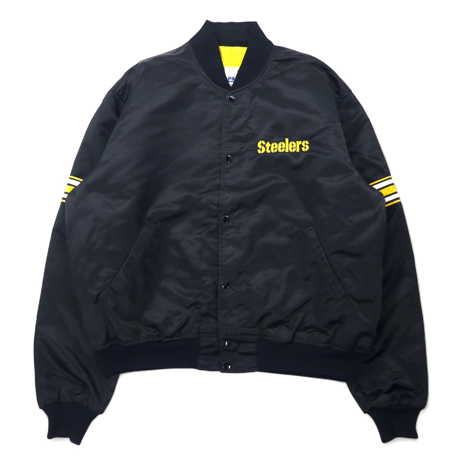 STARTER USA Made 90's NFL Varsity Jacket XL Black Nylon Quilted Liner  Steelers – 日本然リトテ