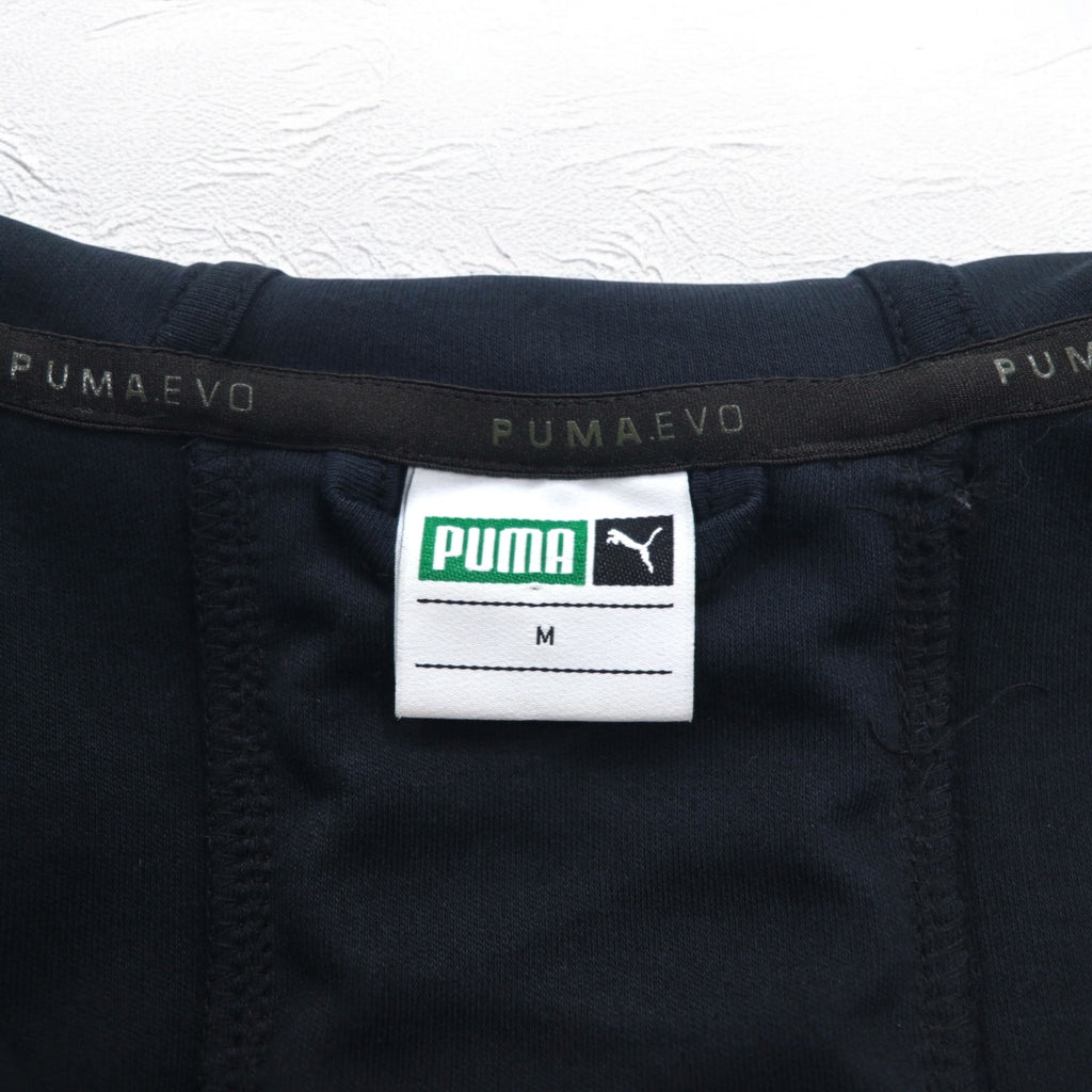PUMA Racing Mid Layer Jacket Zip Hoodie M Black Drawstring 574882-01/14