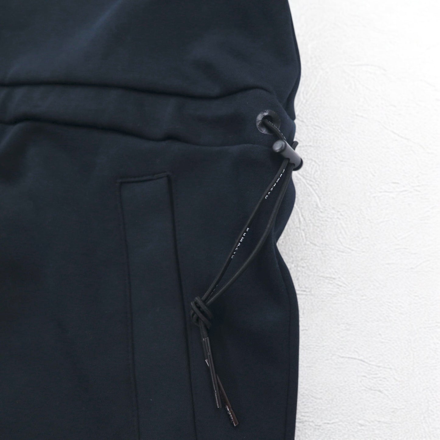 PUMA レーシング ミッドレイヤージャケット ジップパーカー M ブラック ドローコード 574882-01/14