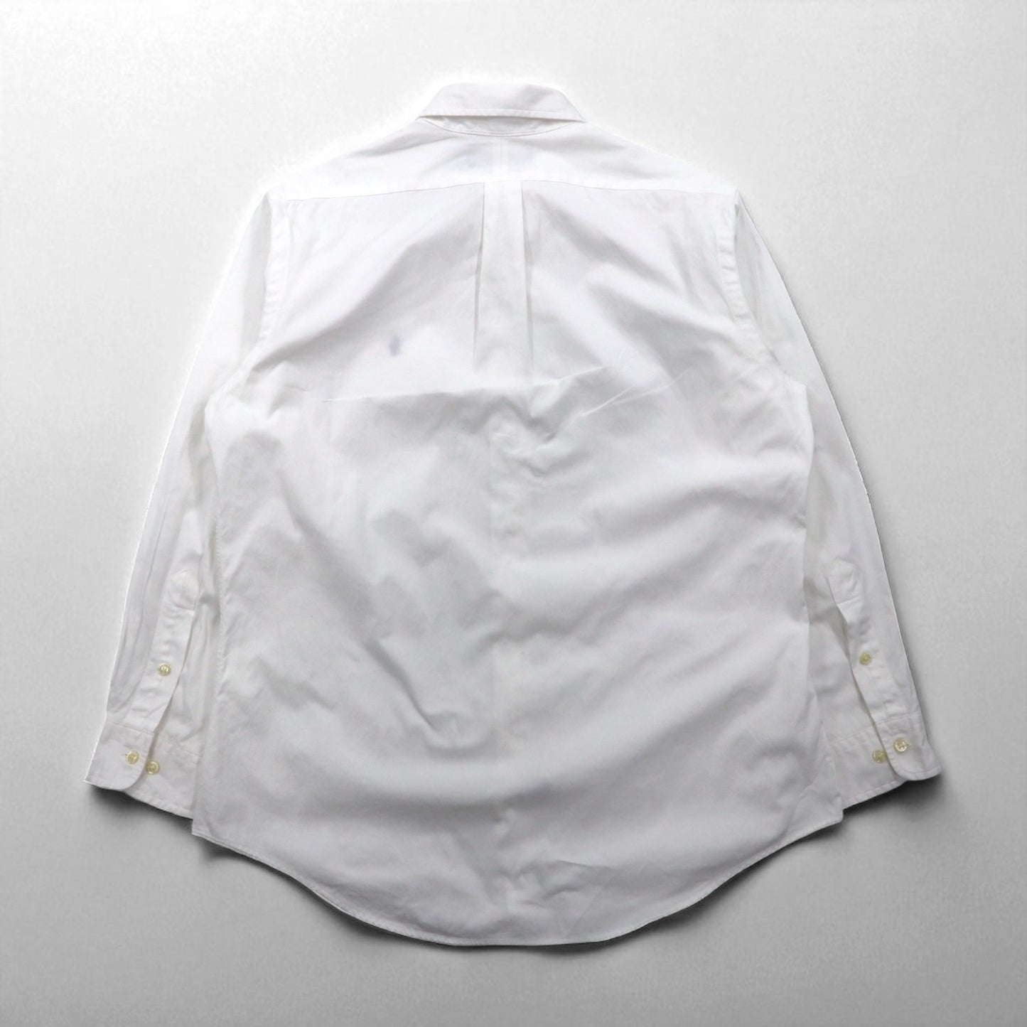 Ralph Lauren 90年代 オックスフォード ボタンダウンシャツ L ホワイト CUSTOM FIT スモールポニー刺繍