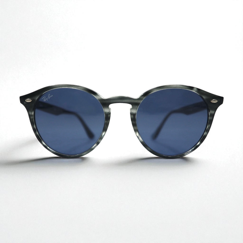 Ray-Ban Boston Sunglasses, Gray, RB2180-F, 6432/80, 51-20, 150mm, 3N, Made in Italy