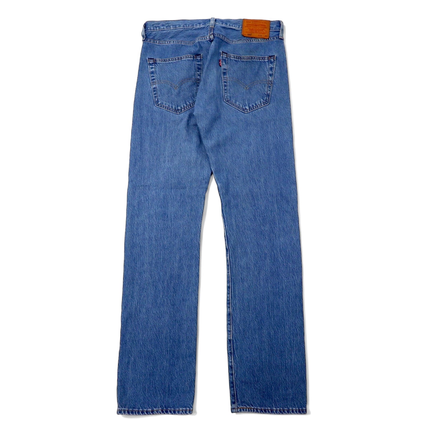 LEVI'S PREMIUM Big E 501 Denim Pants 31 Blue Cotton Leather Patch Button  Fly Pipe Light Blue Denim Jeans 00501-2743 – 日本然リトテ