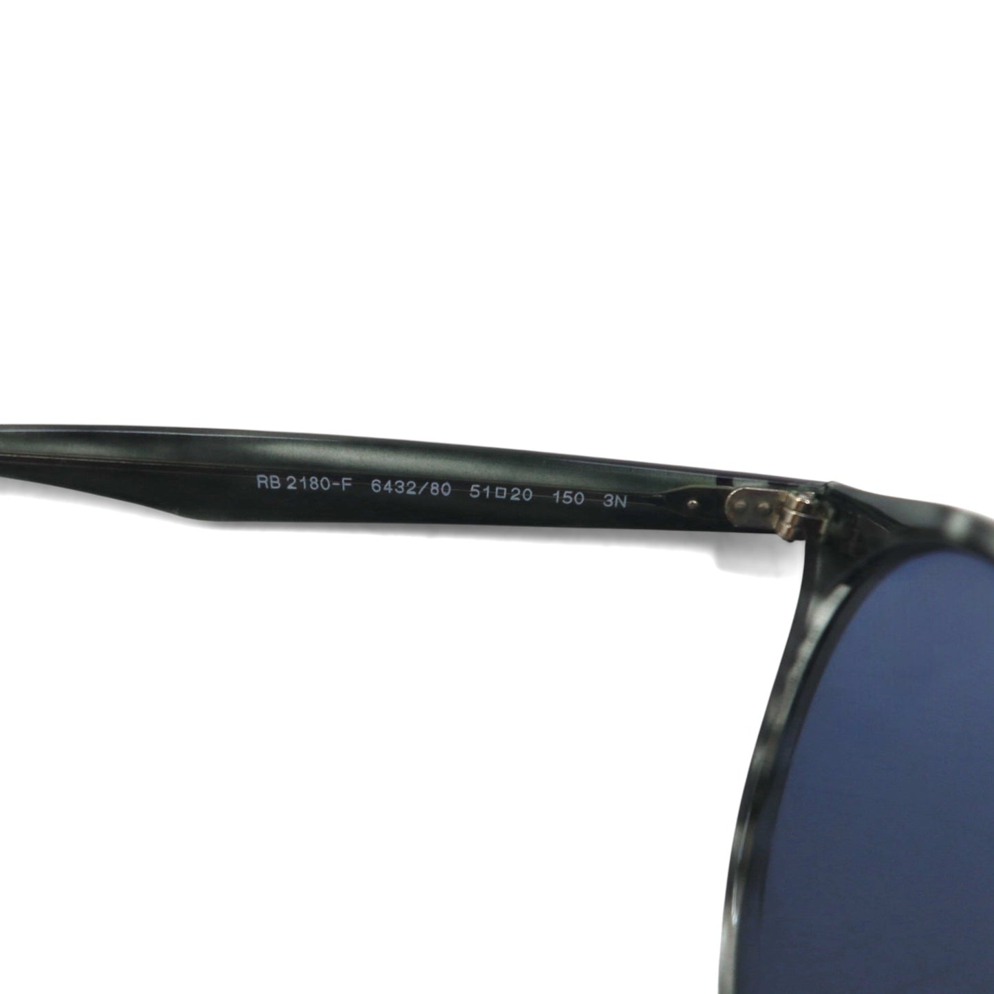 Ray-Ban ボストン サングラス グレー RB2180-F 6432/80 51-20 150 3N イタリア製