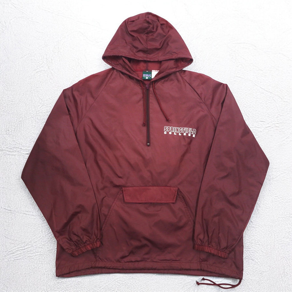 MV SPORT 90s Half Zip Anorak Parka L Nylon Ripstop Front Pocket Made in Jamaica