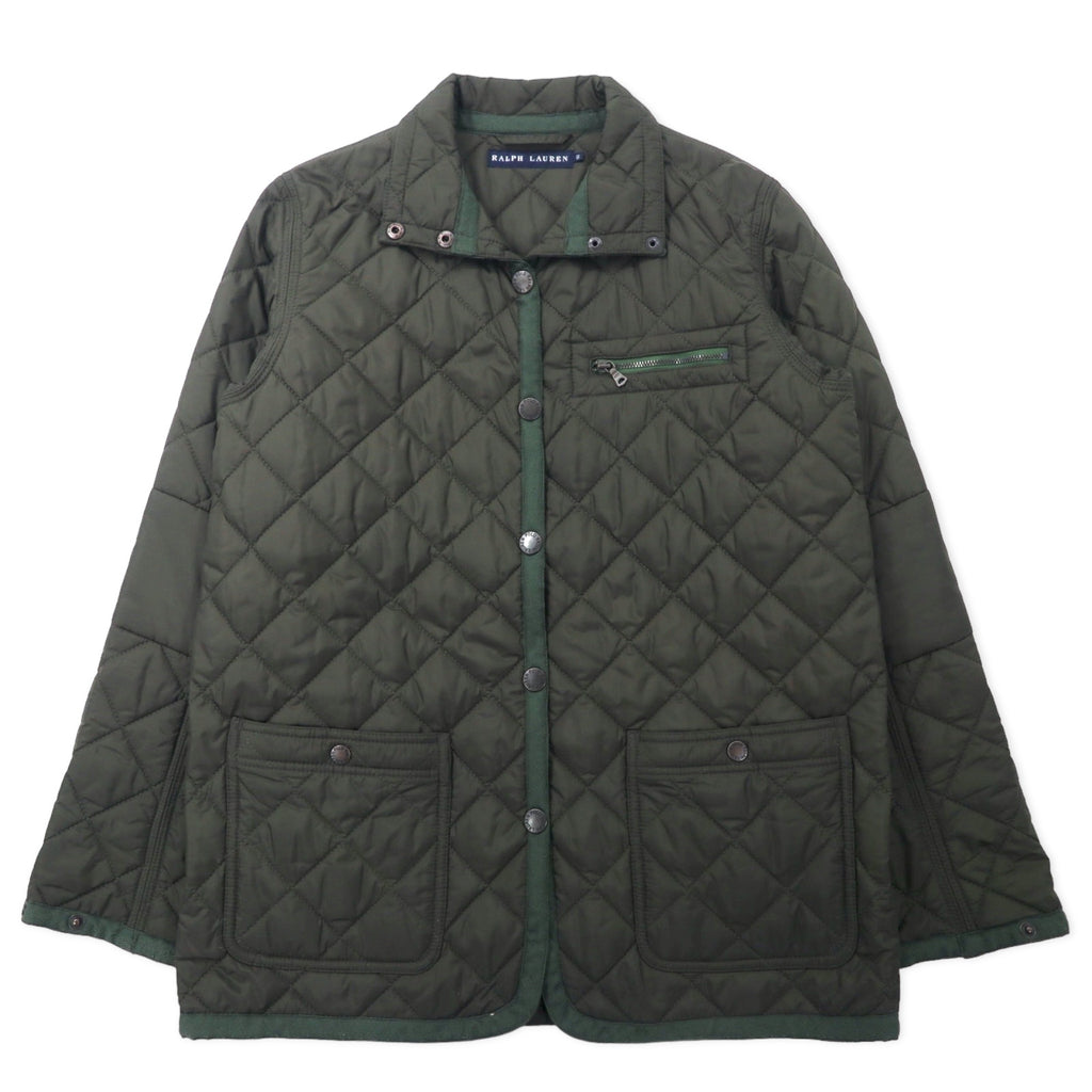 RALPH LAUREN Quilted Jacket 9 Khaki Polyester