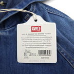 LEVI'S VINTAGE CLOTHING (LVC) Denim Hooded Jacket, Size M, Orange Tab Hooded Jacket A2217-0000, Unused, Talon Zip, Large Pentagonal Design, ARCHIVES