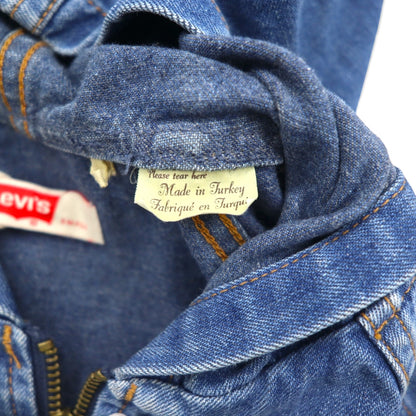 LEVI'S VINTAGE CLOTHING ( LVC ) デニム フーデッドジャケット ジップパーカー M  オレンジタブ ORANGE TAB HOODED JACKET A2217-0000 未使用品 TALONジップ デカ五角形 ARCHIVES