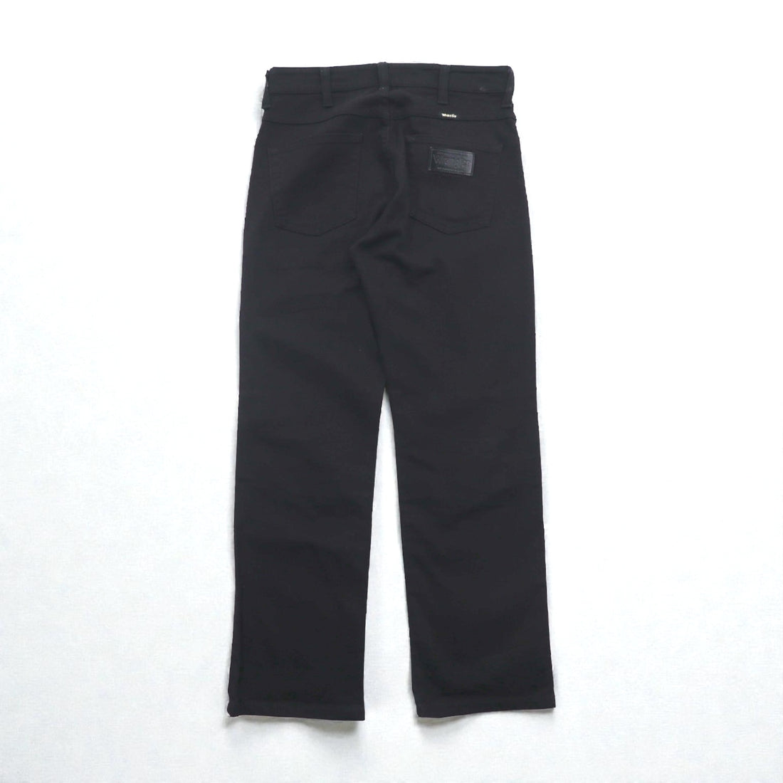 Wrangler 5-Pocket Straight Denim Pants, Jeans, Size M, Black, Stretch, W34533