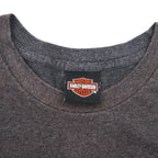 HARLEY DAVIDSON 両面プリント Tシャツ 3XL グレー SILVER EAGLE ニカラグア製