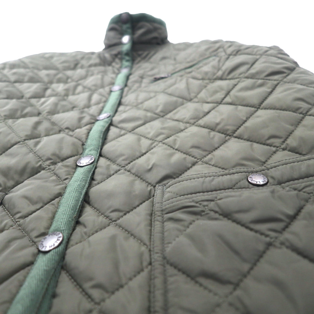 RALPH LAUREN Quilted Jacket 9 Khaki Polyester