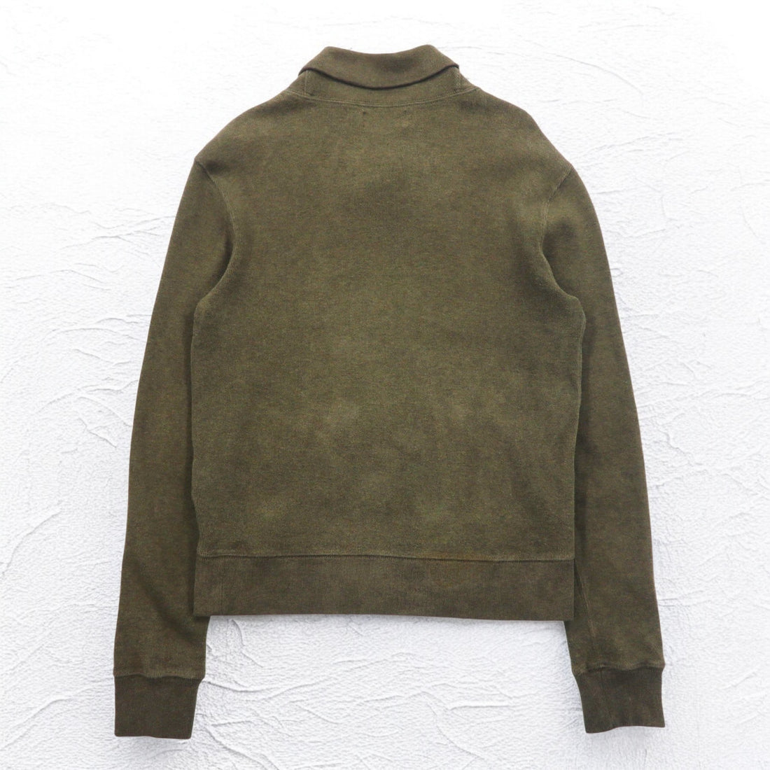 Polo by Ralph Lauren Shawl Collar Sweatshirt, S, Khaki, Cotton, Small Pony Embroidery