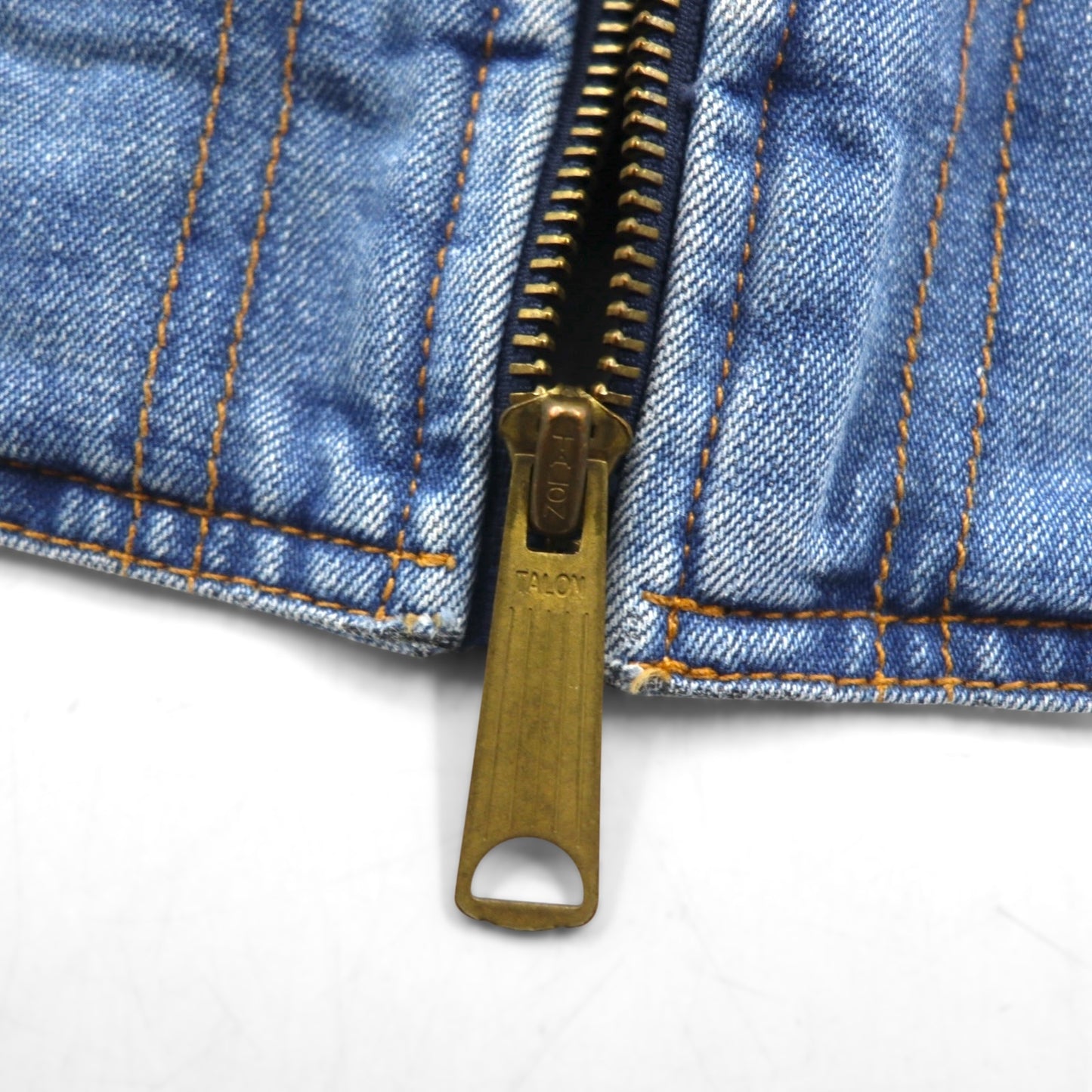 LEVI'S VINTAGE CLOTHING ( LVC ) デニム フーデッドジャケット ジップパーカー M  オレンジタブ ORANGE TAB HOODED JACKET A2217-0000 未使用品 TALONジップ デカ五角形 ARCHIVES