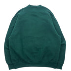 Made in the USA 90s CAMP DAVID Sweatshirt XL Green Embroidered GREAT LAKES Cotton Fleece Lining