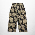 blackmeans × Zepanese Club × 寅壱 TZB LONG PANTS イージーパンツ L ブラック 総柄 1813 22AW