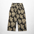 blackmeans × Zepanese Club × 寅壱 TZB LONG PANTS イージーパンツ L ブラック 総柄 1813 22AW