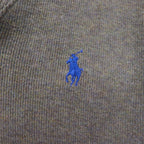 Polo by Ralph Lauren Shawl Collar Sweatshirt, S, Khaki, Cotton, Small Pony Embroidery