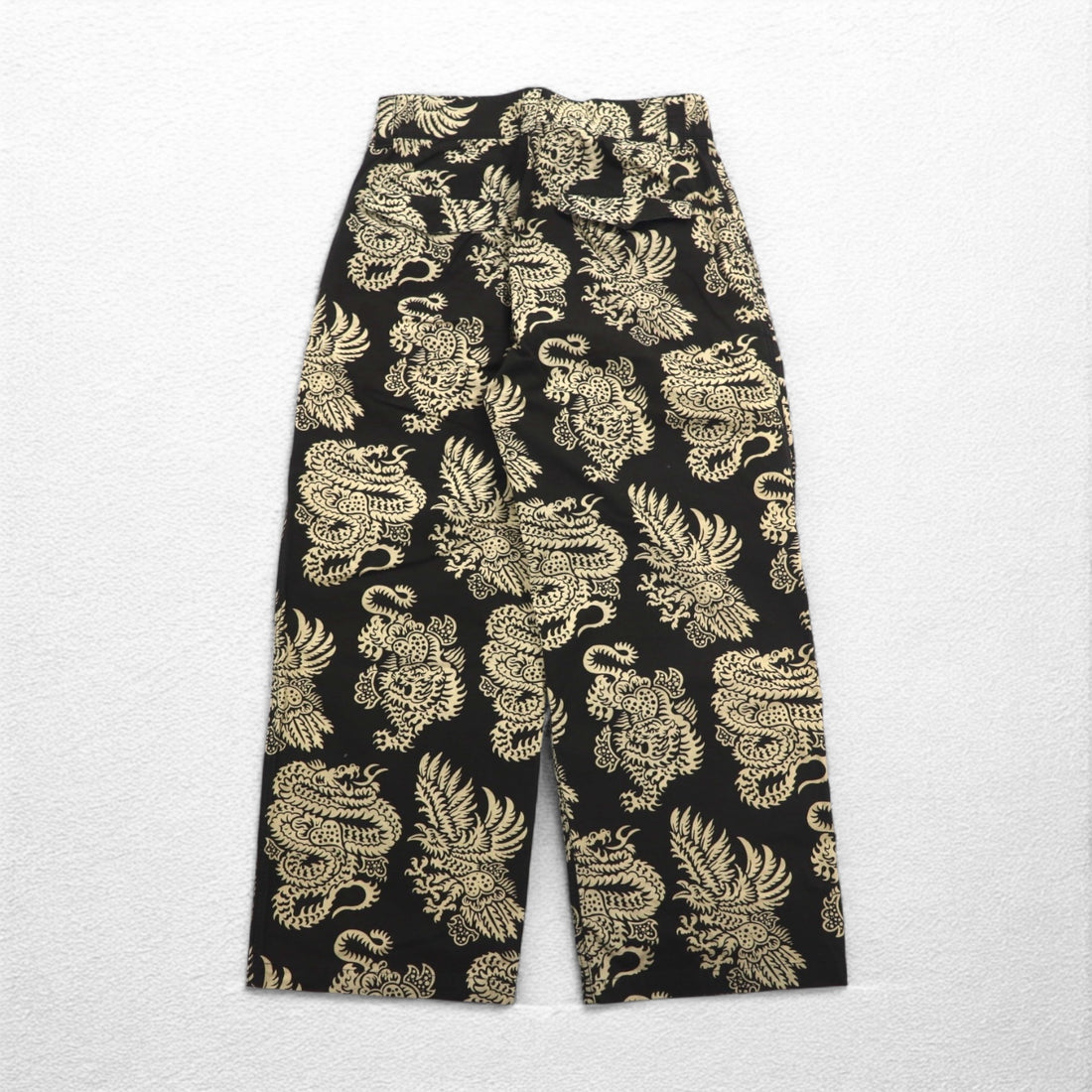 blackmeans × Zepanese Club × 寅壱 TZB LONG PANTS イージーパンツ L ブラック 総柄 1813 22AW