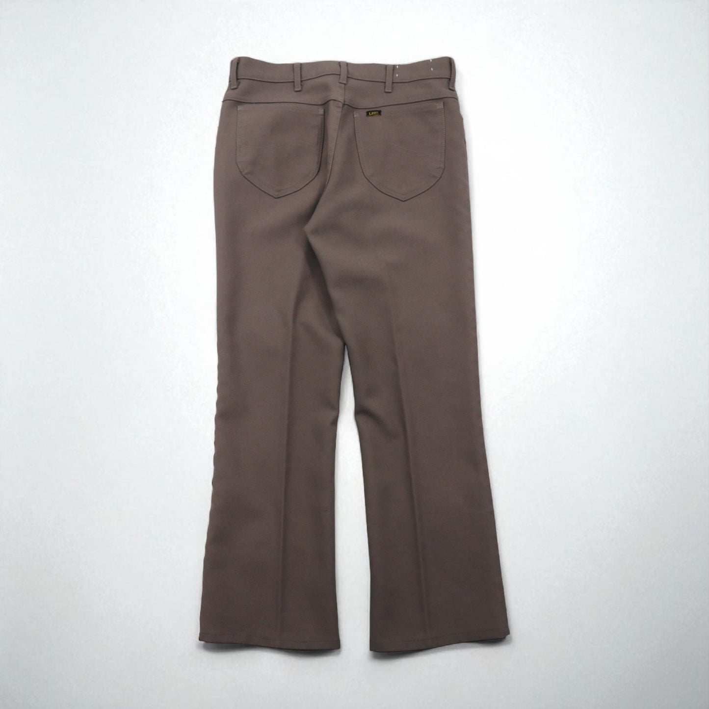 Lee 1980s USA-made STA-PREST Bootcut Flare Slacks, Size M, Beige, 202
