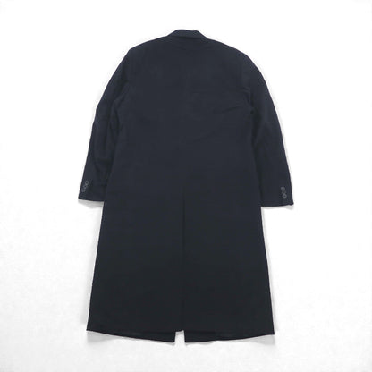 Loro Piana カシミア 100% ロングコート チェスターコート L ネイビー PAL ZIERI イタリア製