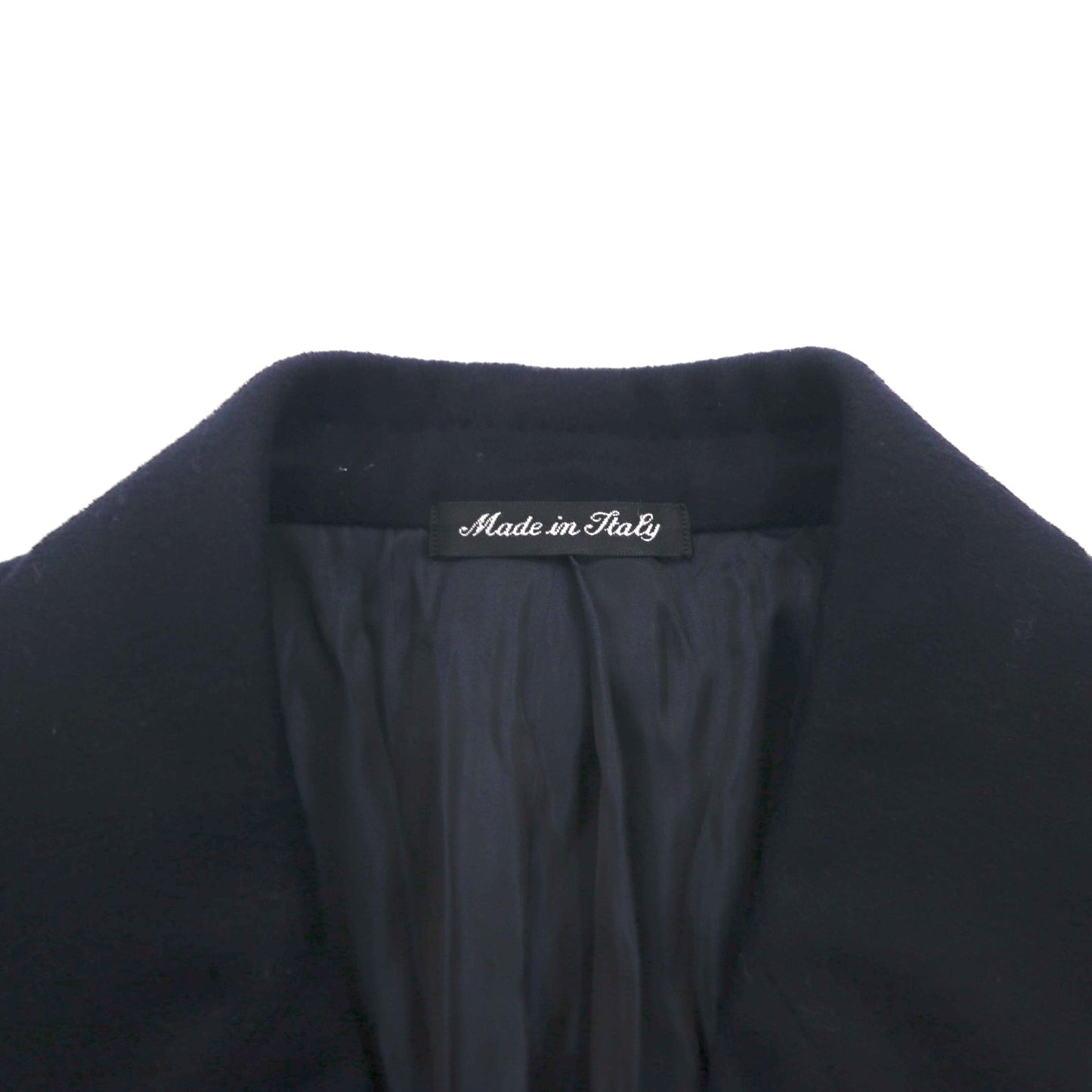 Loro Piana カシミア 100% ロングコート チェスターコート L ネイビー PAL ZIERI イタリア製