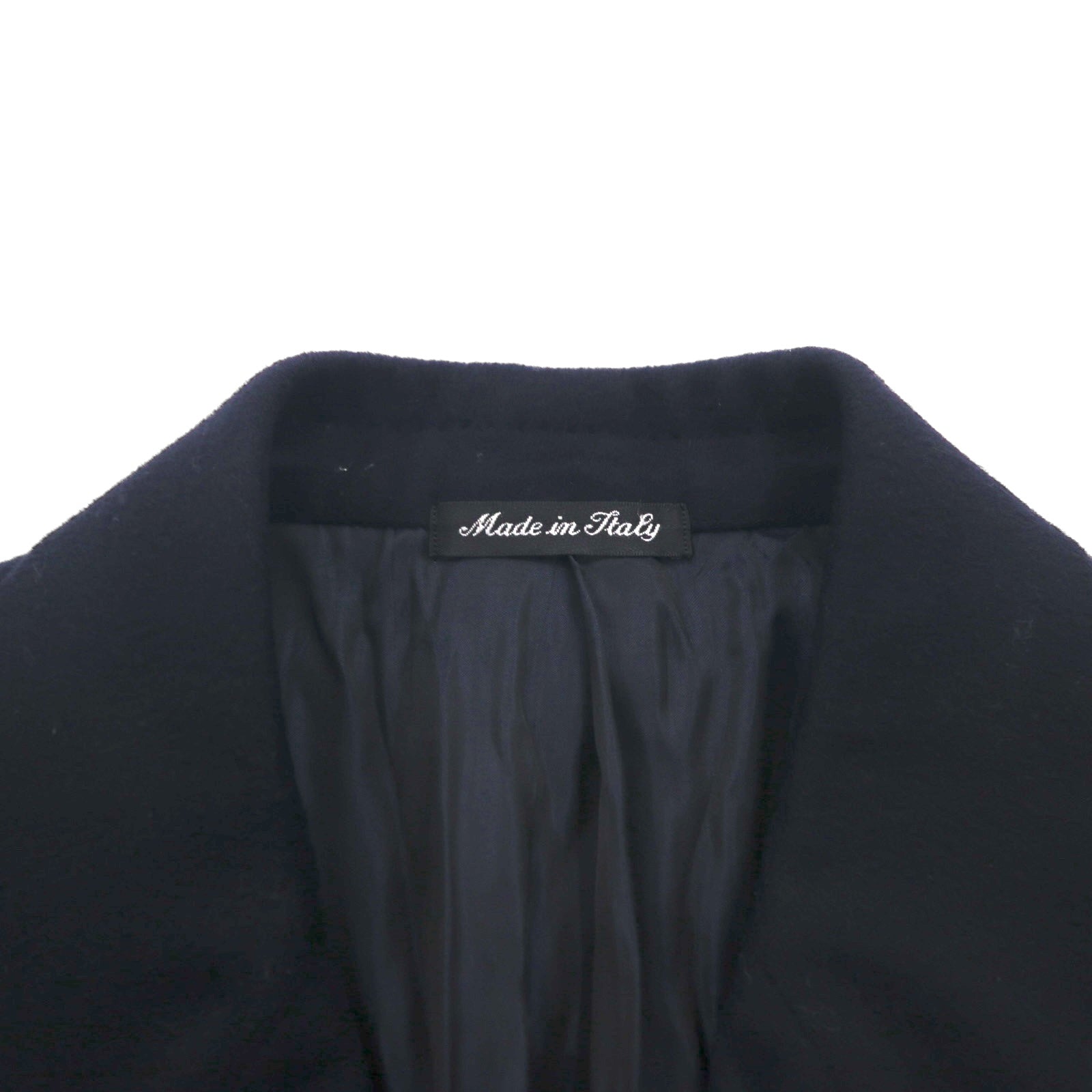 Loro Piana カシミア 100% ロングコート チェスターコート L ネイビー PAL ZIERI イタリア製