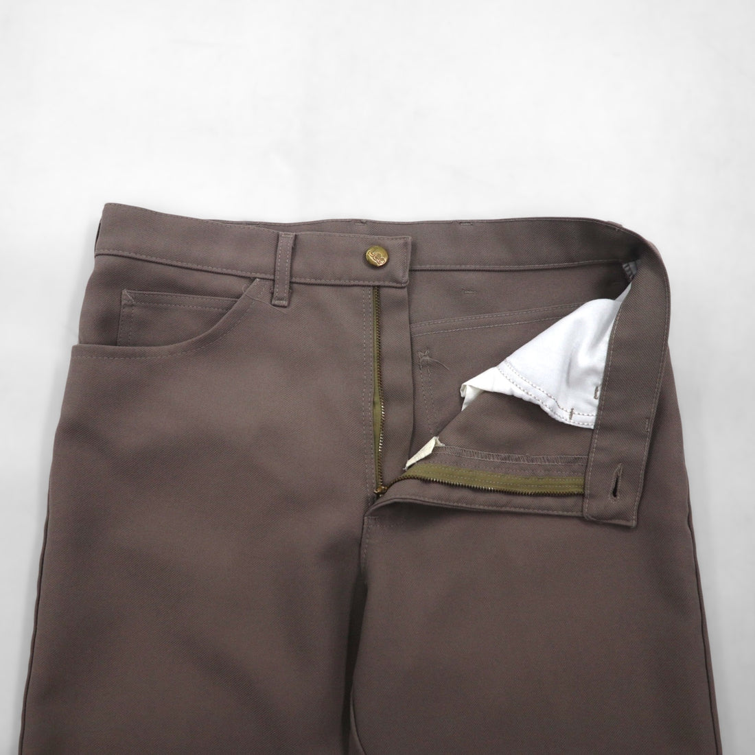 Lee 80年代 USA製 スタプレ STA-PREST ブーツカット フレア スラックスパンツ M ベージュ 202