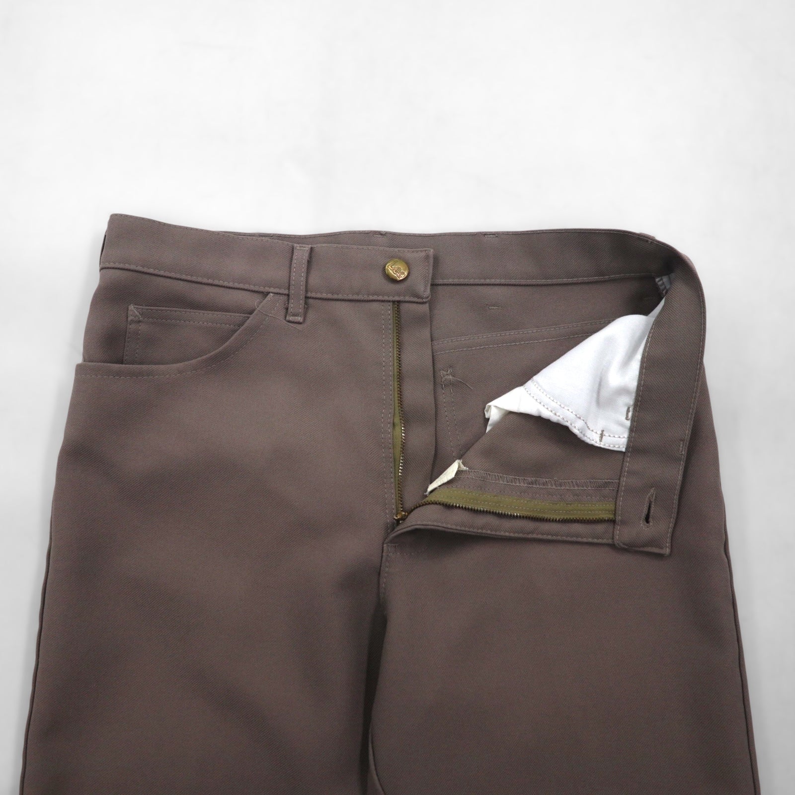 Lee 1980s USA-made STA-PREST Bootcut Flare Slacks, Size M, Beige, 202