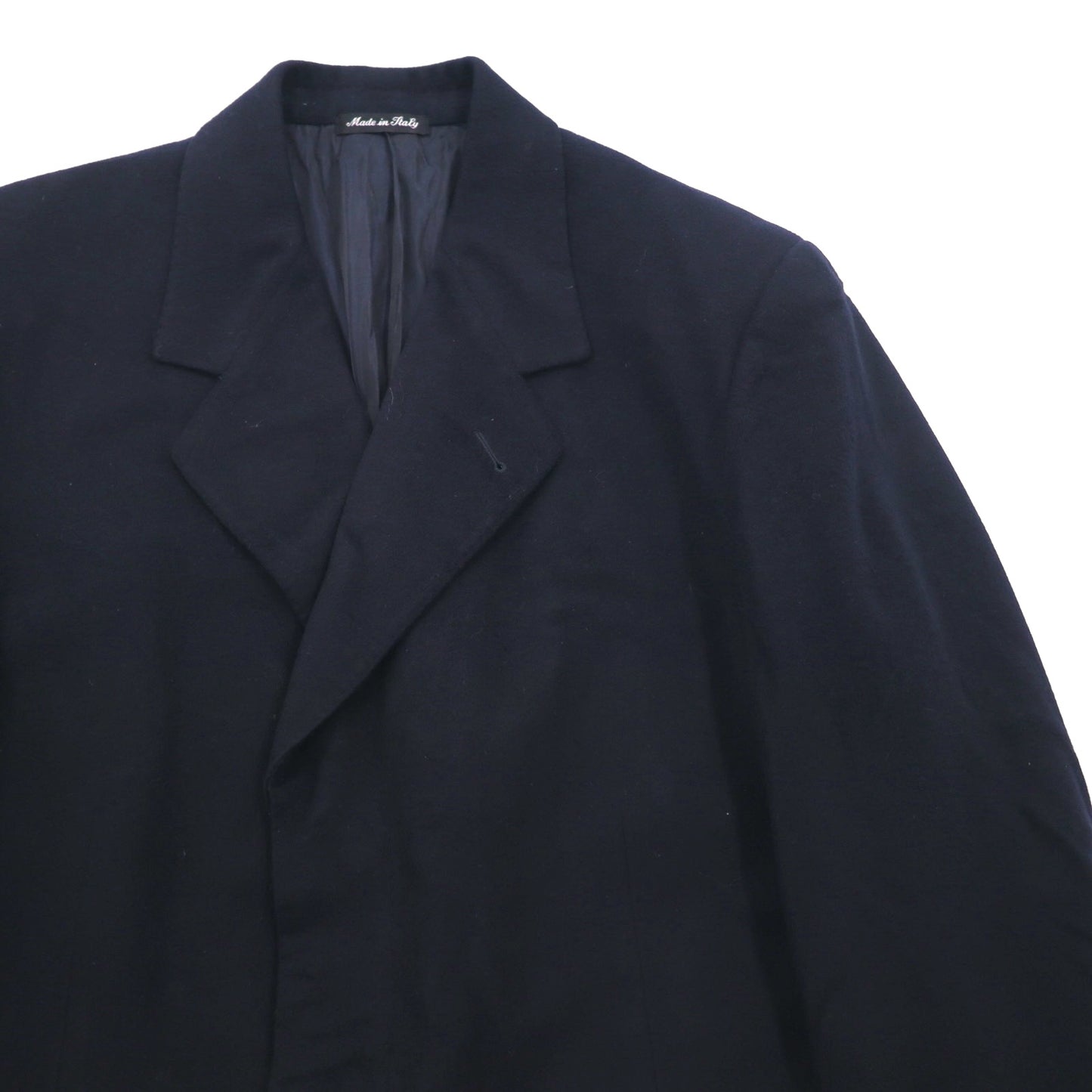 Loro Piana カシミア 100% ロングコート チェスターコート L ネイビー PAL ZIERI イタリア製