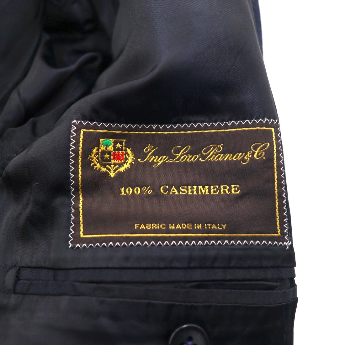 Loro Piana カシミア 100% ロングコート チェスターコート L ネイビー PAL ZIERI イタリア製