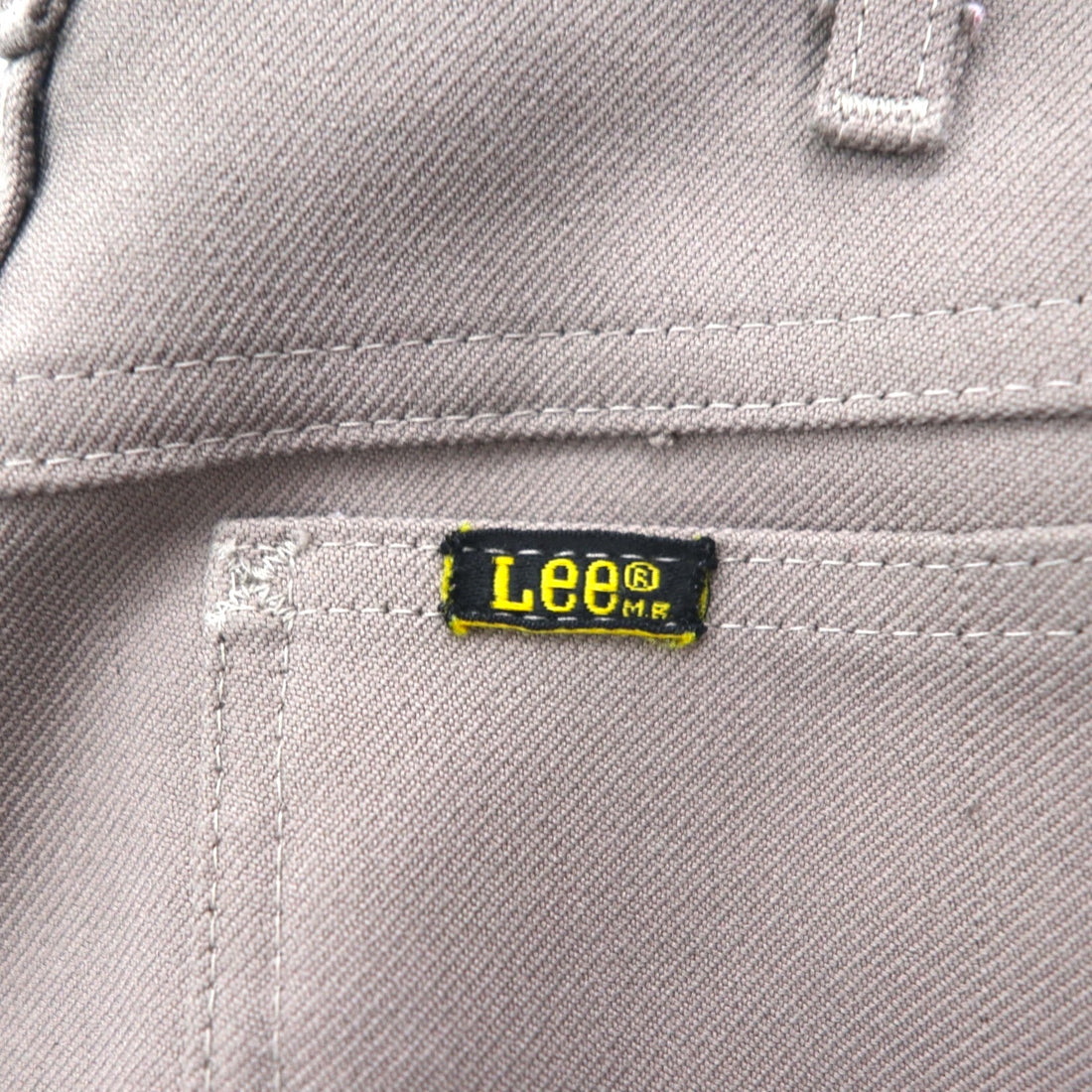 Lee 80年代 USA製 スタプレ STA-PREST ブーツカット フレア スラックスパンツ M ベージュ 202