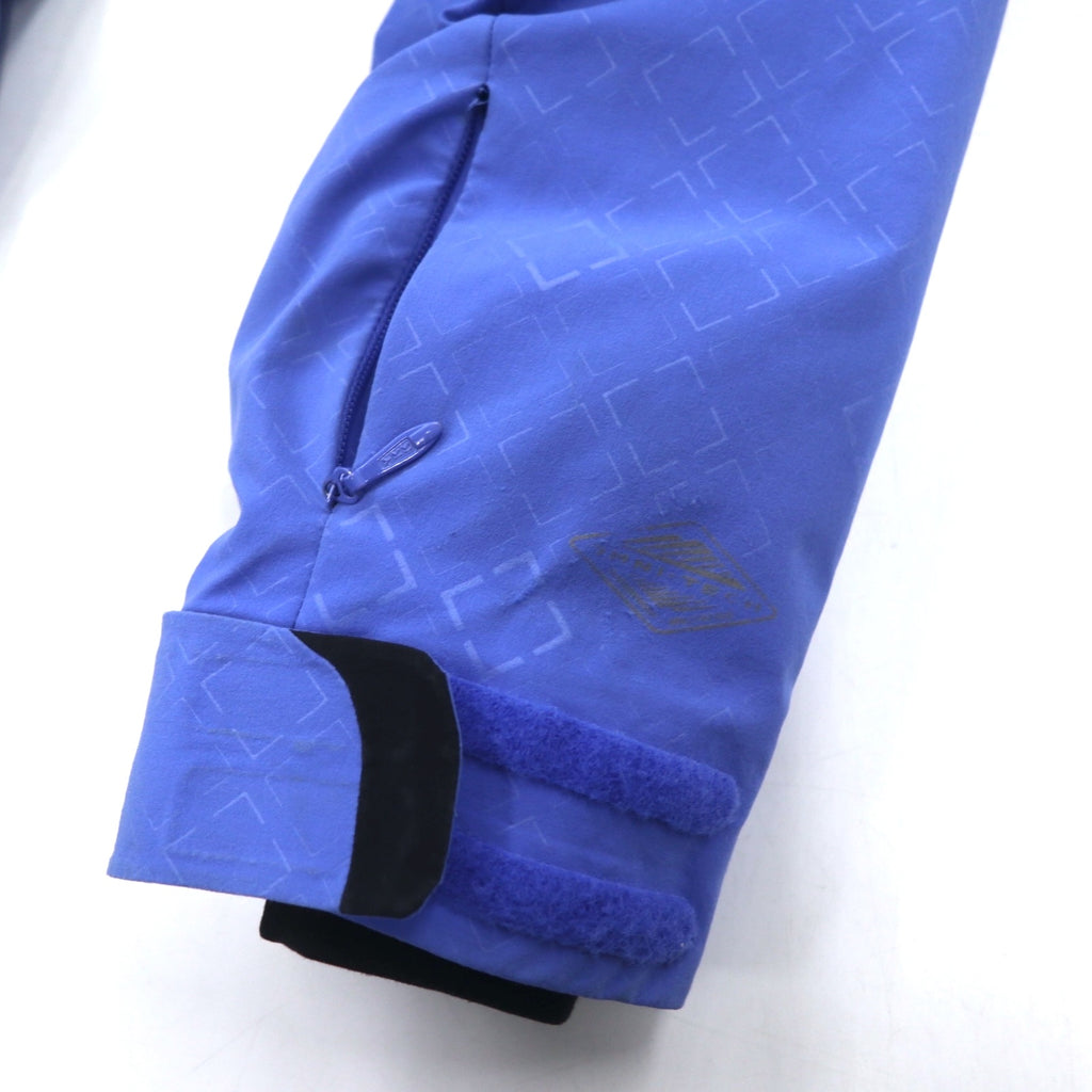 Columbia Titanium OMNI-HEAT OMNI-TECH Mountain Parka XL Blue Nylon Waterproof Detachable Hood Heli-Honey Jacket SL4013