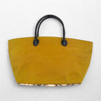 BURBERRY BLUE LABEL Nova check boat-shaped tote bag, beige, nylon, leather, cowhide, made in Japan