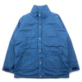 日本然リトテ-古着オンライン-Woolrich 80年代 USA製 インサレーションジャケット L ナイロン ブルー ダブルジップ 裏地チェック 中綿 ドローコード-Woolrich 80's USA Made Puffer Jacket L Nylon Blue Double Zip Lining Checked Filling Drawcord